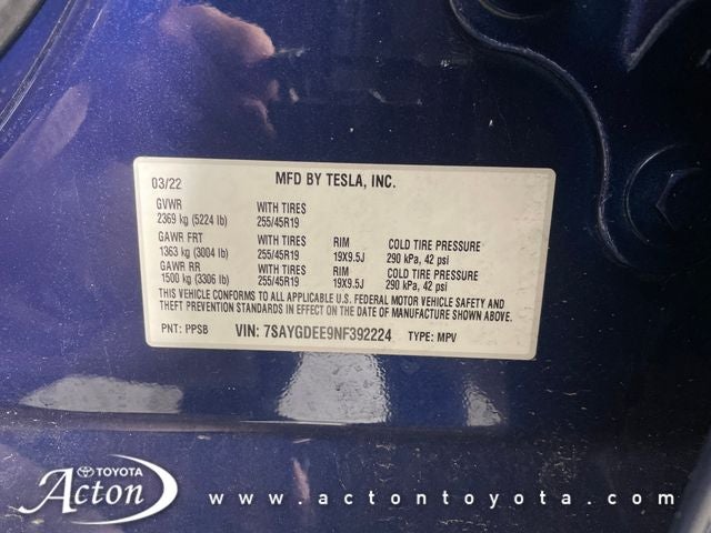 2022 Tesla Model Y Long Range