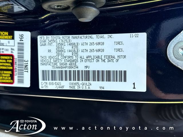 2023 Toyota Sequoia Limited