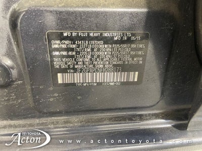 2015 Subaru XV CrossTrek 2.0i Limited