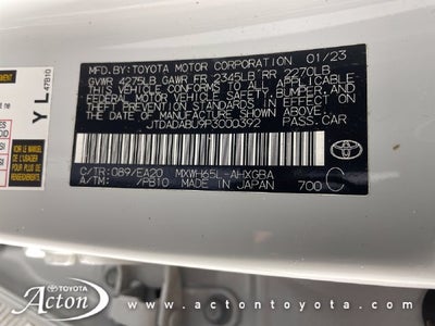 2023 Toyota PRIUS XLE