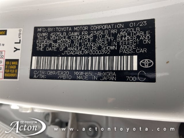 2023 Toyota PRIUS XLE