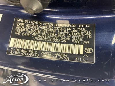 2014 Toyota PRIUS Two