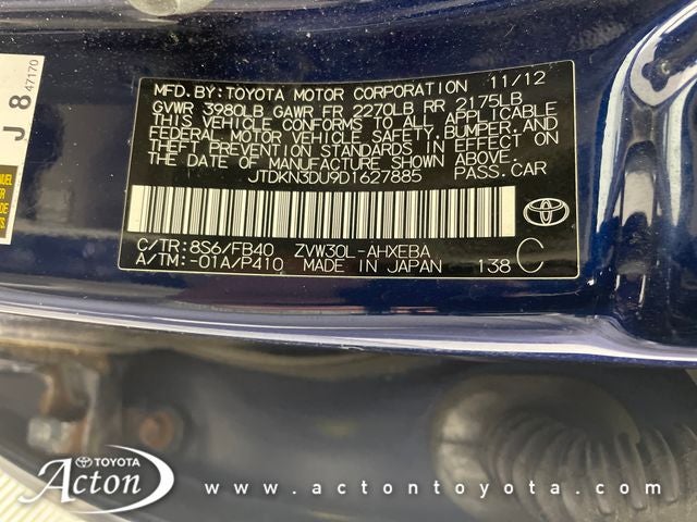 2013 Toyota PRIUS Three