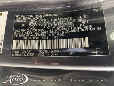 2012 Toyota 4RUNNER Limited