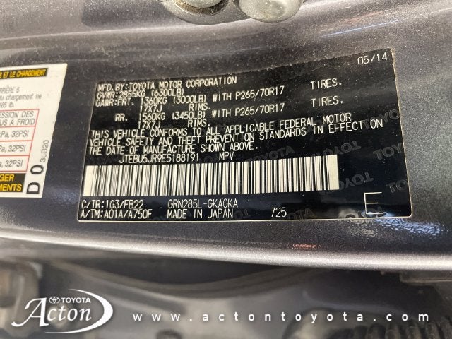 2014 Toyota 4RUNNER SR5