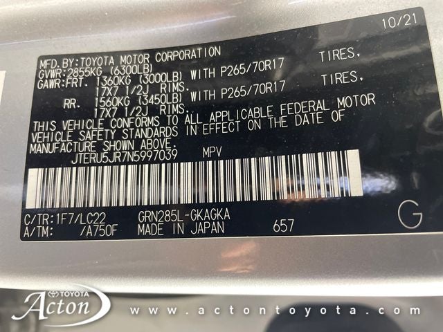 2022 Toyota 4RUNNER TRD Off-Road Premium