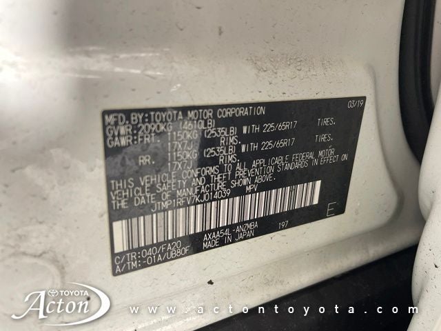 2019 Toyota RAV4 XLE