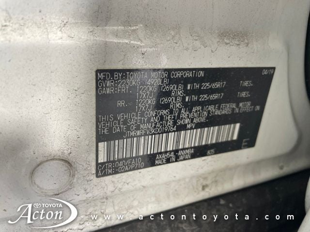 2019 Toyota RAV4 HYBRID XLE