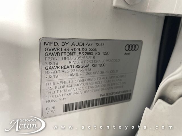 2021 Audi Q3 Premium Plus S Line quattro