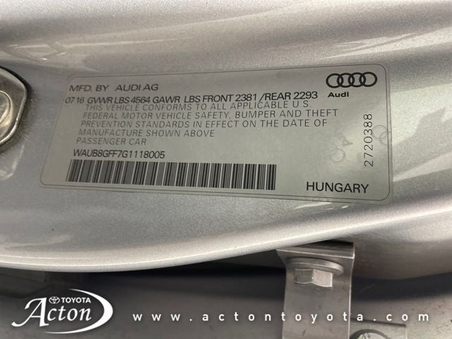 2016 Audi A3 2.0T Premium quattro