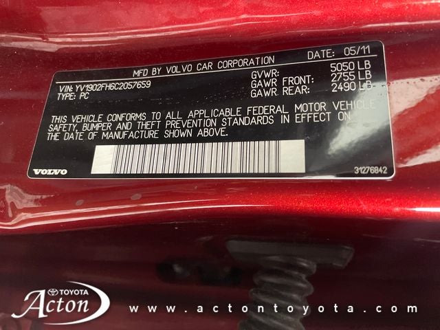 2012 Volvo S60 T6